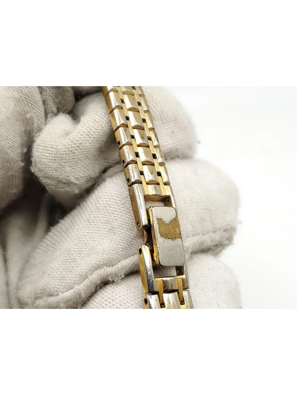 Pulsar Quartz Watch Women New Battery Gold Tone Oval
